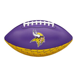 Wilson NFL Peewee Football Team Logo Minnesota Vikings