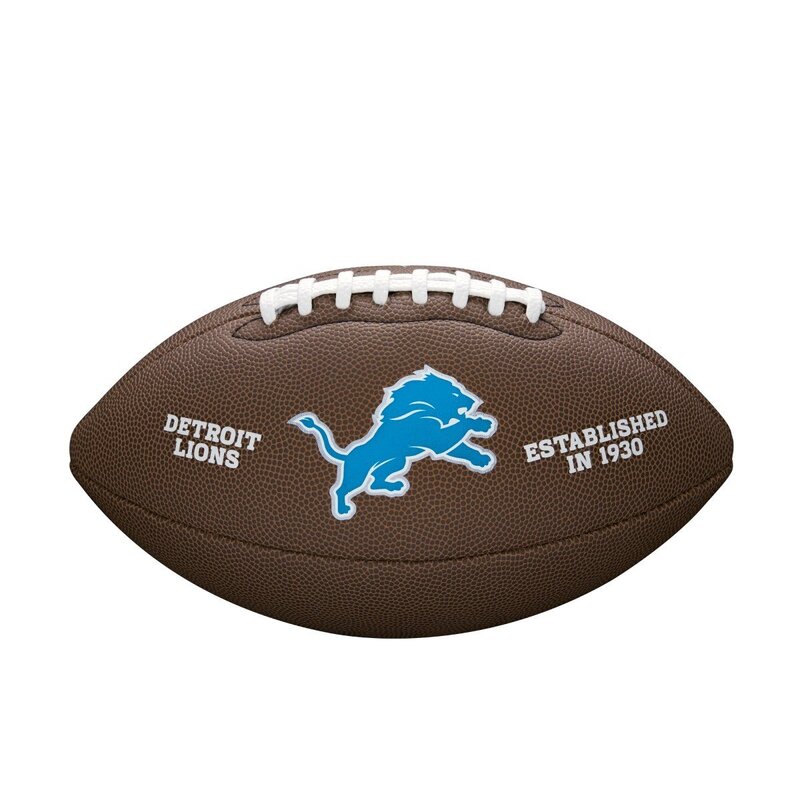 Wilson NFL Team Logo Composite Football Detroit Lions