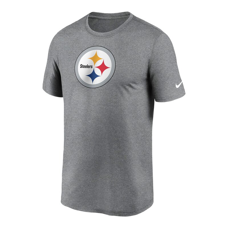 NFL TEAM Pittsburgh Steelers Nike Essential Logo NFL T-Shirt - grau Gr. M