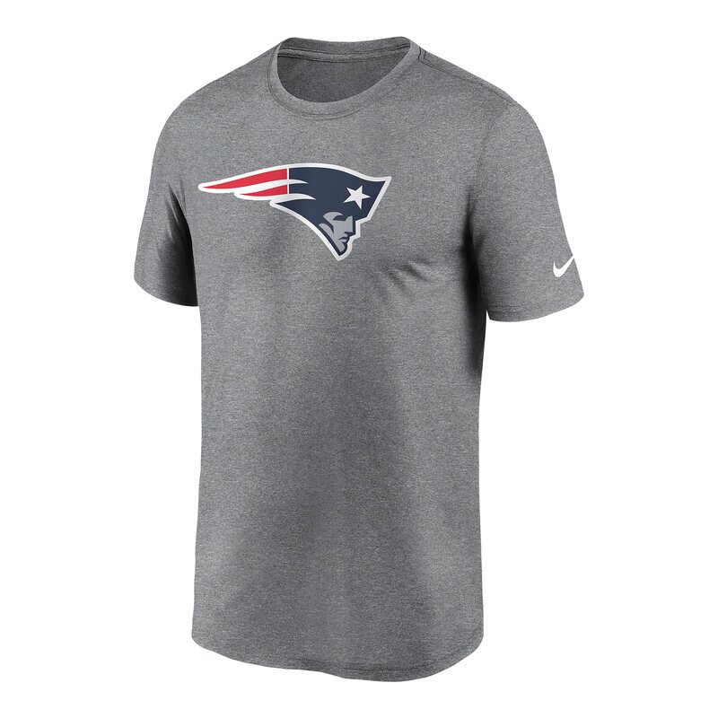 NFL TEAM New England Patriots Nike Essential Logo NFL T-Shirt - grau Gr. S