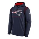 New England Patriots 2021 NFL On-Field Sideline Nike Therma Hoodie - navy Gr. L
