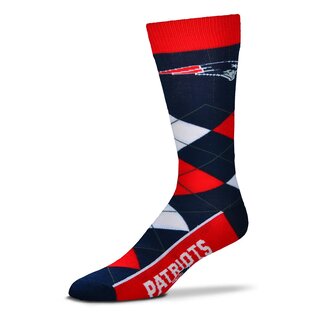 For Bare Feet NFL New England Patriots Socken Argyle Lineup