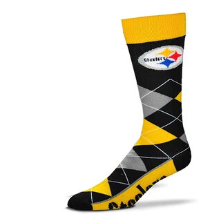 For Bare Feet NFL Pittsburgh Steelers Socken Argyle Lineup