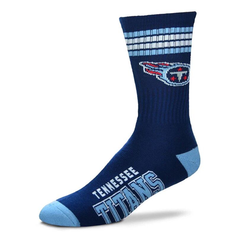 For Bare Feet NFL Tennessee Titans Sport Socken 4-Stripe Deuce