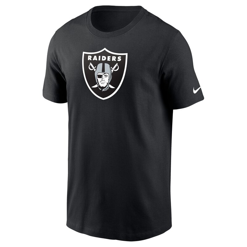 Nike NFL Logo Essential T-Shirt Las Vegas Raiders  - schwarz Gr. M
