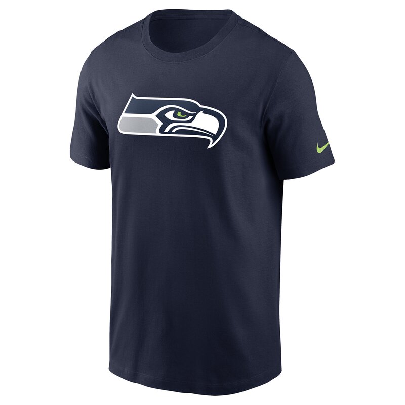 Nike NFL Logo Essential T-Shirt Seattle Seahawks  - navy Gr. S