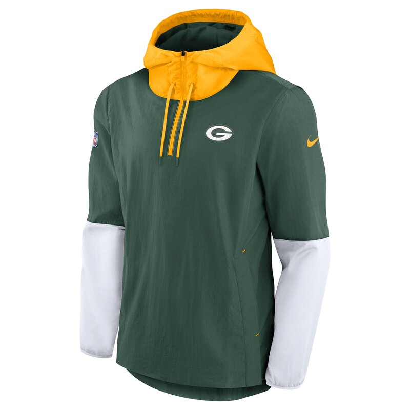 Nike NFL Jacket LWT Player Green Bay Packers, grün - weiß - gelb - Gr. L