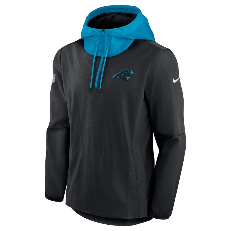 Nike NFL Jacket LWT Player Carolina Panthers, schwarz - blau - Gr. L