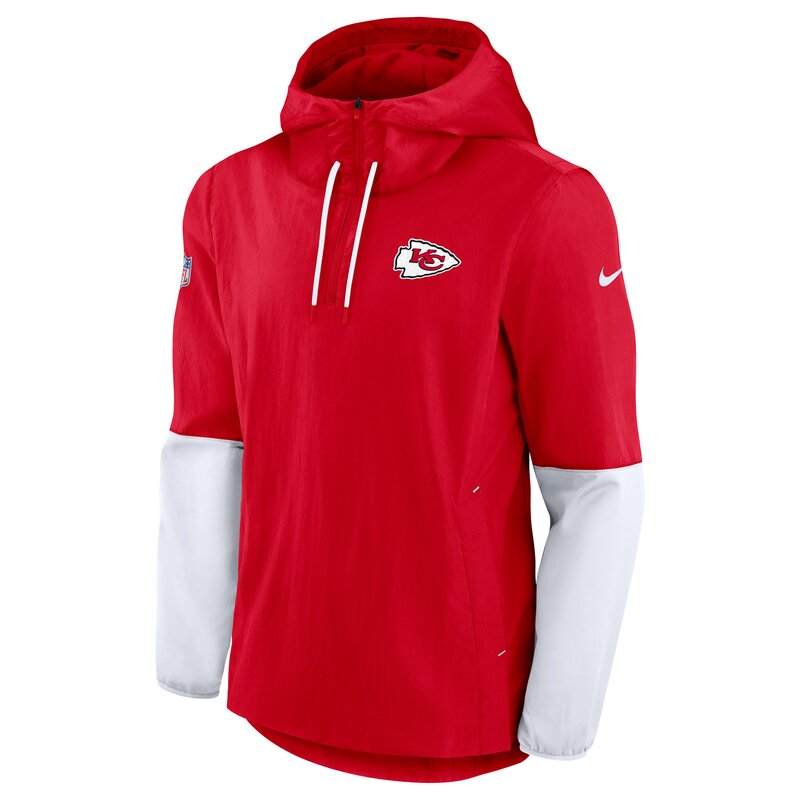 Nike NFL Jacket LWT Player Kansas City Chiefs, rot - weiß - rot - Gr. S