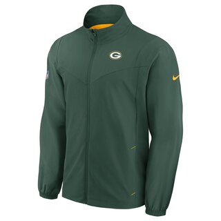 Nike NFL Woven FZ Jacket Green Bay Packers, grn-gelb