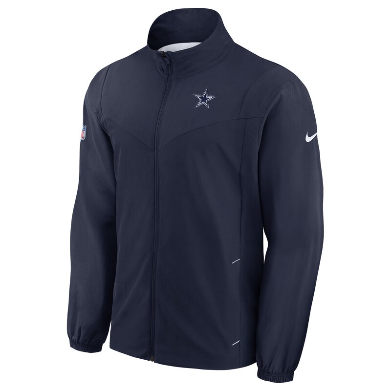 Nike NFL Woven FZ Jacket Dallas Cowboys, navy-weiß - Gr. S
