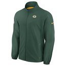 Nike NFL Woven FZ Jacket Green Bay Packers, grün-gelb - Gr. L