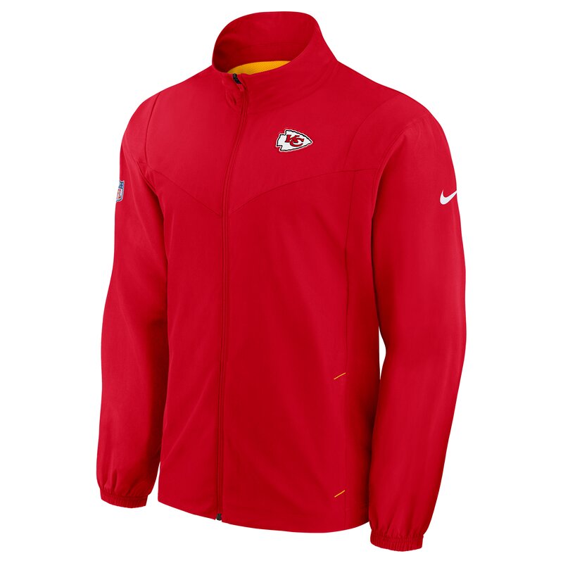 Nike NFL Woven FZ Jacket Kansas City Chiefs, rot-gelb - Gr. M