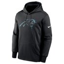 Nike NFL Prime Logo Therma Pullover Hoodie Carolina Panthers, schwarz - Gr. 3XL