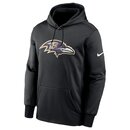 Nike NFL Prime Logo Therma Pullover Hoodie Baltimore Ravens, schwarz - Gr. 2XL
