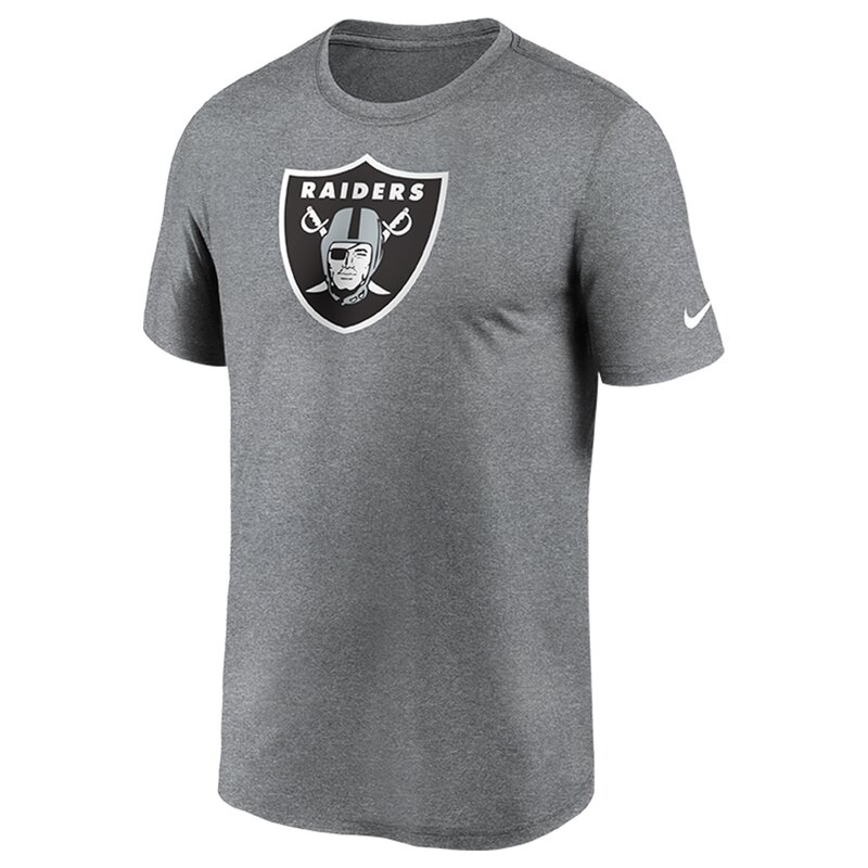 Nike NFL Logo Legend T-Shirt Las Vegas Raiders, grau - Gr. M