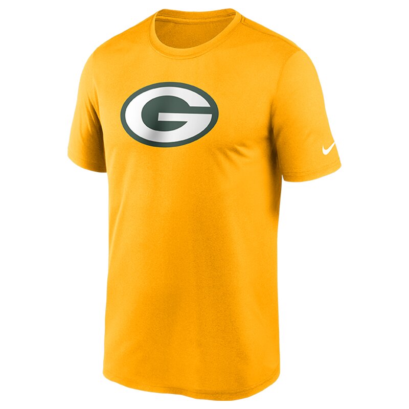 Nike NFL Logo Legend T-Shirt Green Bay Packers, gelb - Gr. S