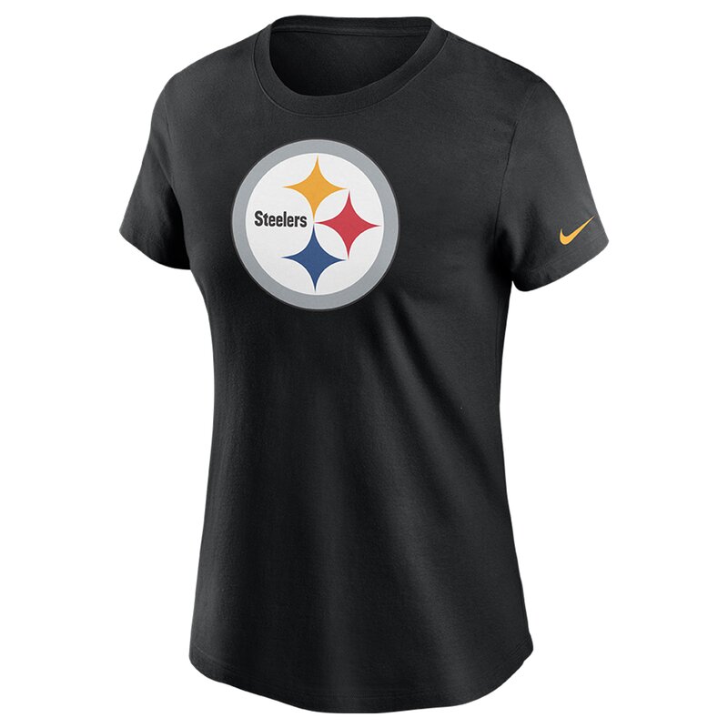 Nike NFL Womens Logo T-Shirt Pittsburgh Steelers, schwarz - Gr. M