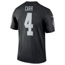 Nike NFL Legend Jersey Las Vegas Raiders #4 Derek Carr, schwarz