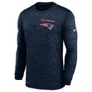 Nike NFL Velocity LS Sideline T-Shirt New England Patriots, navy - Gr. M