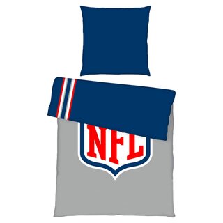 NFL Renforce Wendebettwsche NFL Shield Logo - 135cm x...