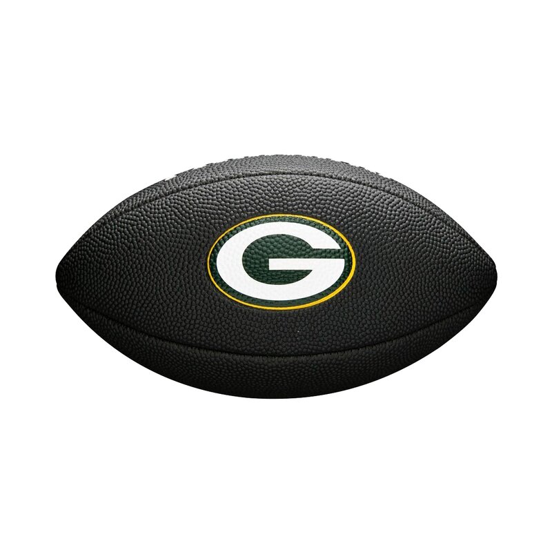 Wilson NFL Green Bay Packers Logo Mini Football schwarz