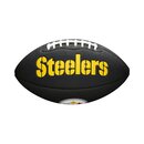Wilson NFL Pittsburgh Steelers Logo Mini Football schwarz
