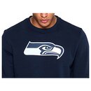 New Era NFL Team Logo Crew Sweatshirt Seattle Seahawks navy - Gr. S