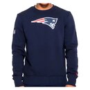 New Era NFL Team Logo Crew Sweatshirt New England Patriots navy - Gr. L