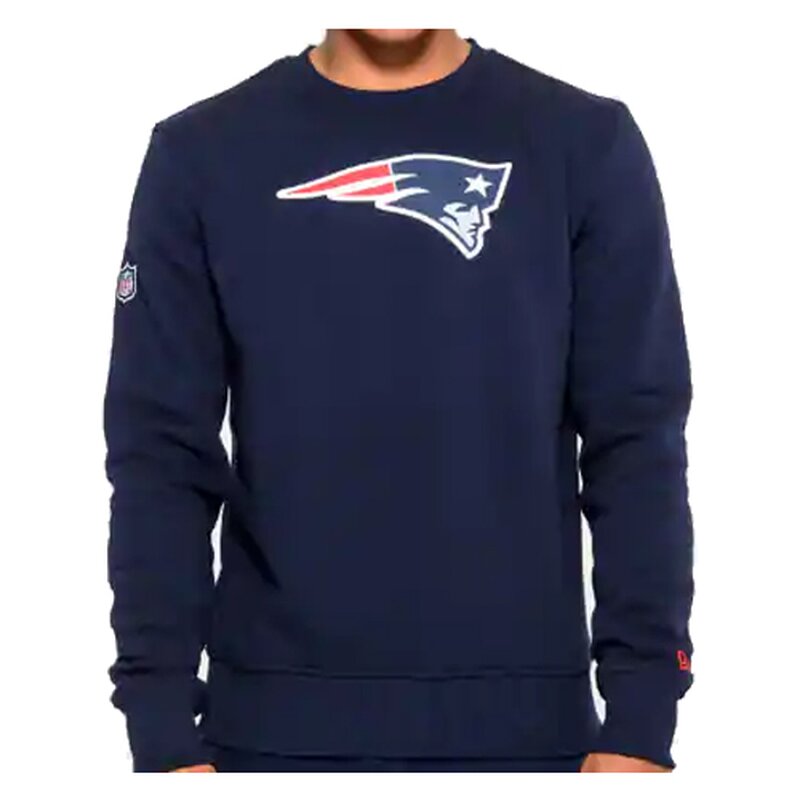 New Era NFL Team Logo Crew Sweatshirt New England Patriots navy - Gr. 2XL