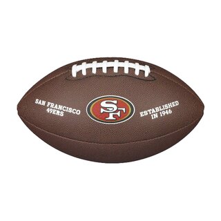 Wilson NFL Team Logo Composite Football San Francisco 49ers
