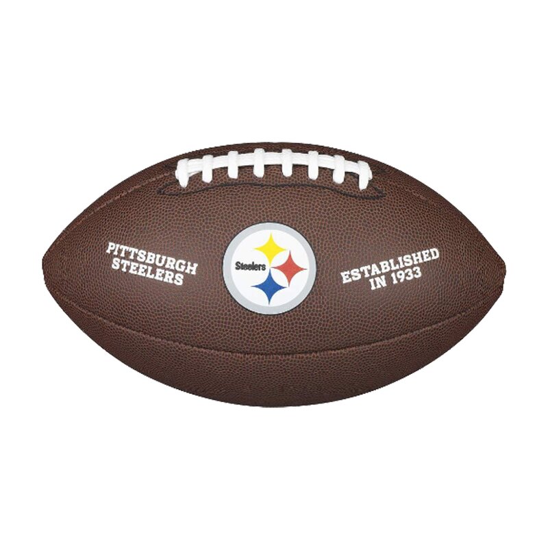 Wilson NFL Team Logo Composite Football Pittsburgh Steelers