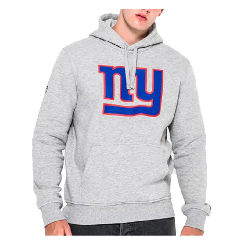 New Era NFL Team Logo Hoodie New York Giants grau - Gr. M