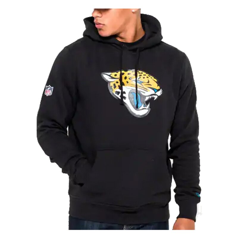 New Era NFL Team Logo Hoodie Jacksonville Jaguars schwarz - Gr. M