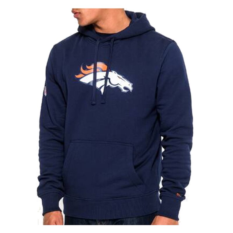 New Era NFL Team Logo Hoodie Denver Broncos navy - Gr. S