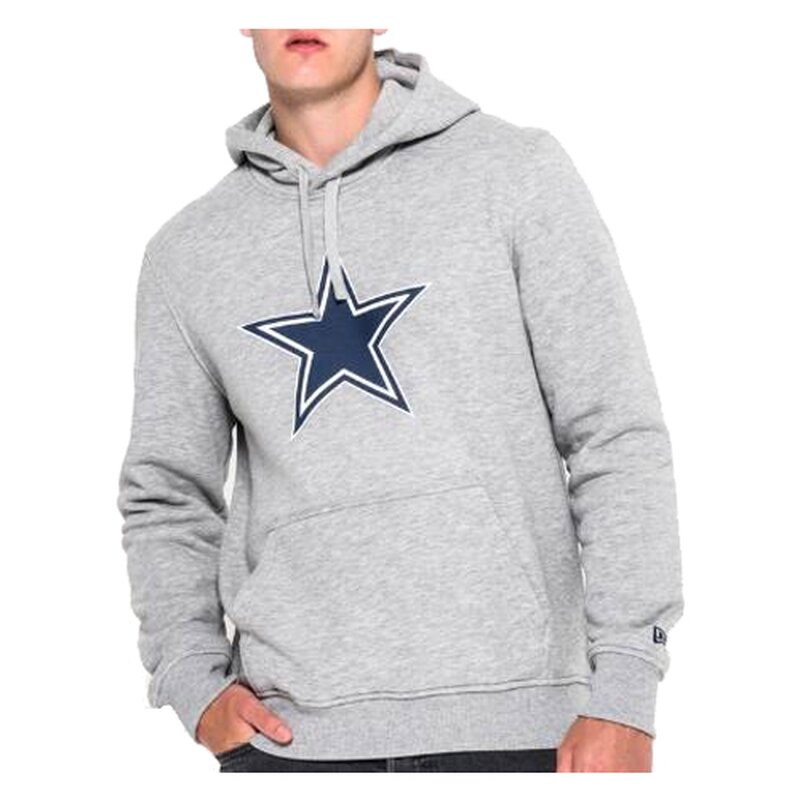 New Era NFL Team Logo Hoodie Dallas Cowboys grau - Gr. XL