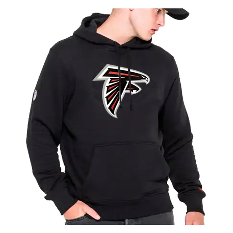 New Era NFL Team Logo Hoodie Atlanta Falcons schwarz - Gr. S