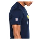 New Era NFL Team Logo T-Shirt Los Angeles Chargers navy - Gr. M