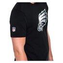 New Era NFL Team Logo T-Shirt Philadelphia Eagles schwarz - Gr. M