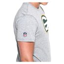 New Era NFL Team Logo T-Shirt Green Bay Packers grau - Gr. M