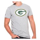 New Era NFL Team Logo T-Shirt Green Bay Packers grau - Gr. L