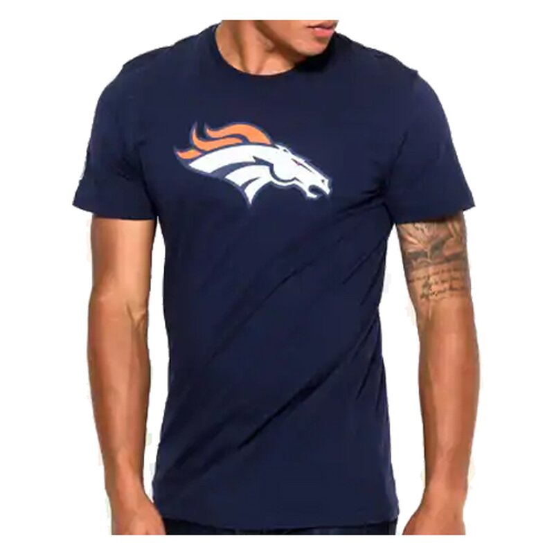 New Era NFL Team Logo T-Shirt Denver Broncos navy - Gr. 2XL