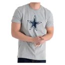 New Era NFL Team Logo T-Shirt Dallas Cowboys grau - Gr. S