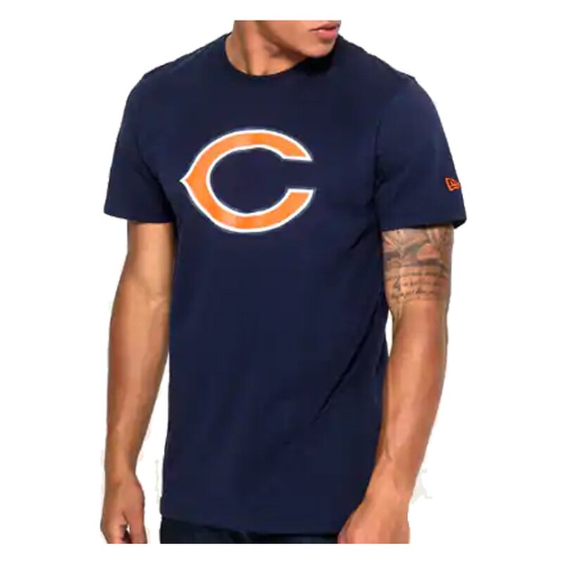 New Era NFL Team Logo T-Shirt Chicago Bears navy - Gr. L