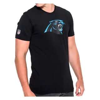 New Era NFL Team Logo T-Shirt Carolina Panthers schwarz
