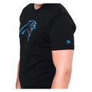 New Era NFL Team Logo T-Shirt Carolina Panthers schwarz