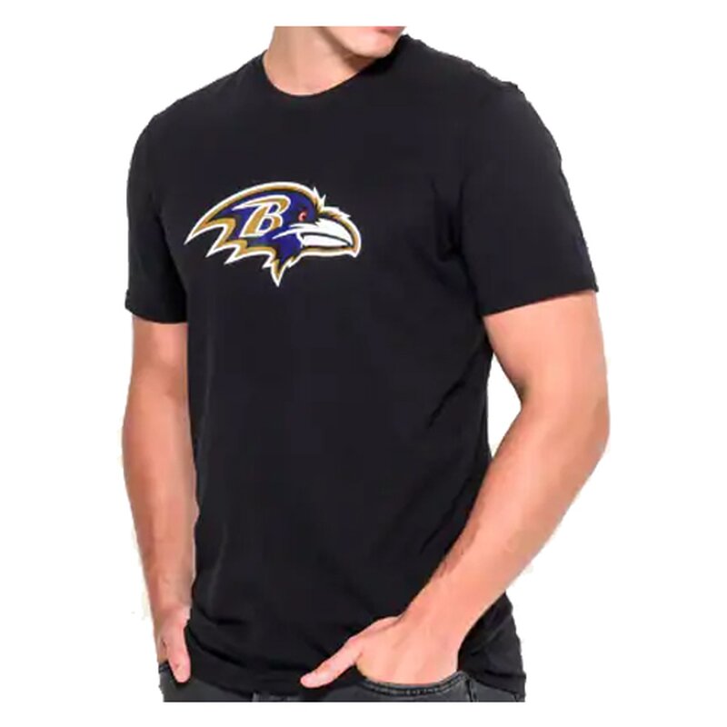 New Era NFL Team Logo T-Shirt Baltimore Ravens schwarz - Gr. M