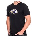 New Era NFL Team Logo T-Shirt Baltimore Ravens schwarz - Gr. L