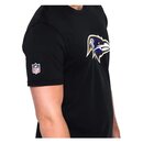 New Era NFL Team Logo T-Shirt Baltimore Ravens schwarz - Gr. L
