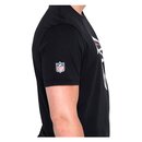 New Era NFL Team Logo T-Shirt Atlanta Falcons schwarz - Gr. S